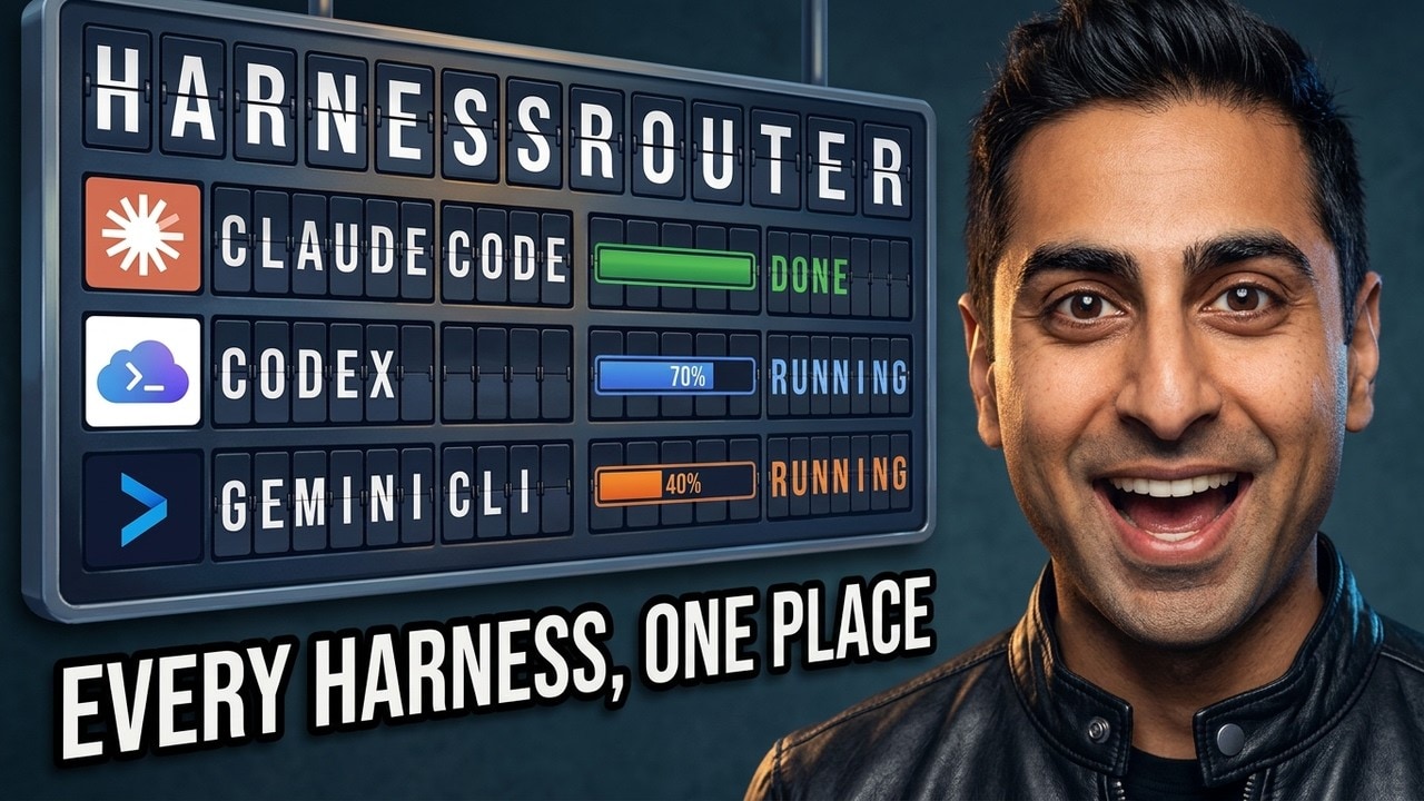 HarnessRouter: รัน Claude Code, Codex และ Gemini CLI จากที่เดียว